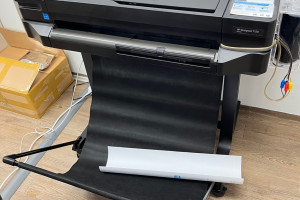 HP플로터 T120 무한잉크공급기 신규설치